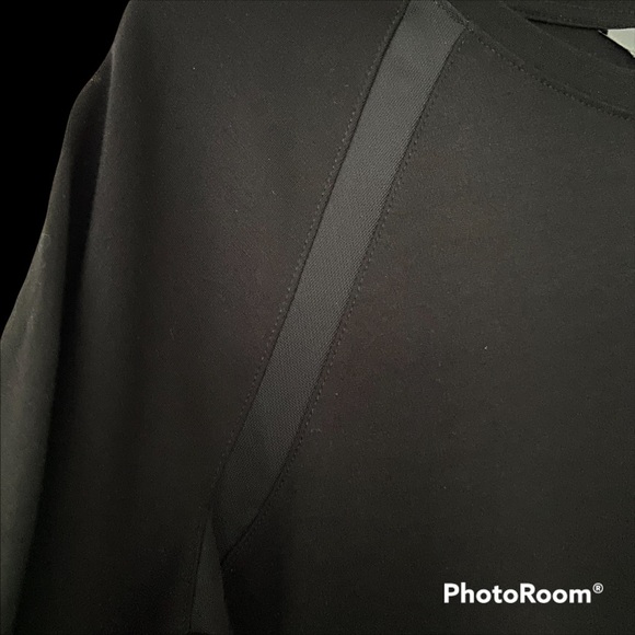 KENNETH COLE REACTION MESH INLAY 3/4 LENGTH SLEEVE BLACK TOP, LADIES MEDIUM - Picture 4 of 5